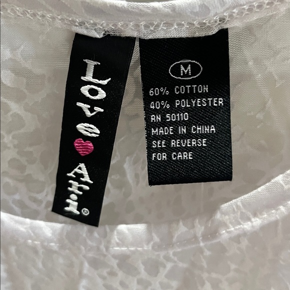 Love Ari White Cover Up Dress Medium - Picture 2 of 8